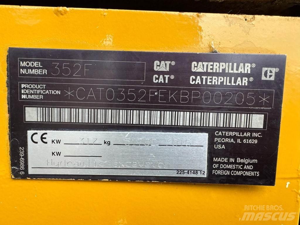 CAT 352F Rupsgraafmachines