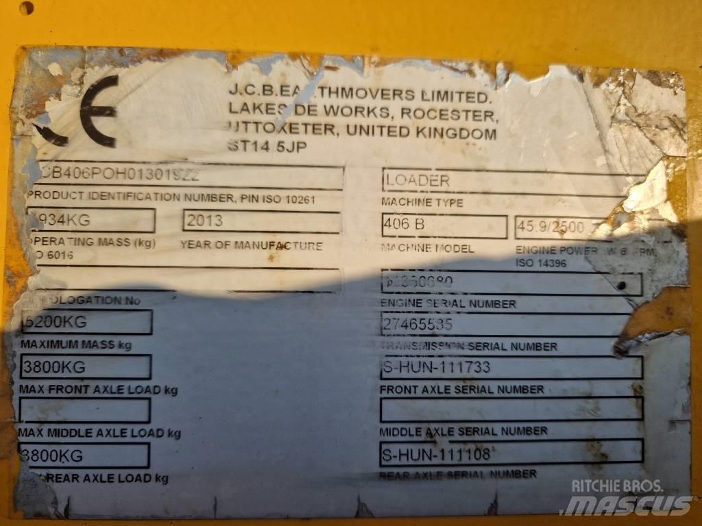 JCB 406 B Wielladers