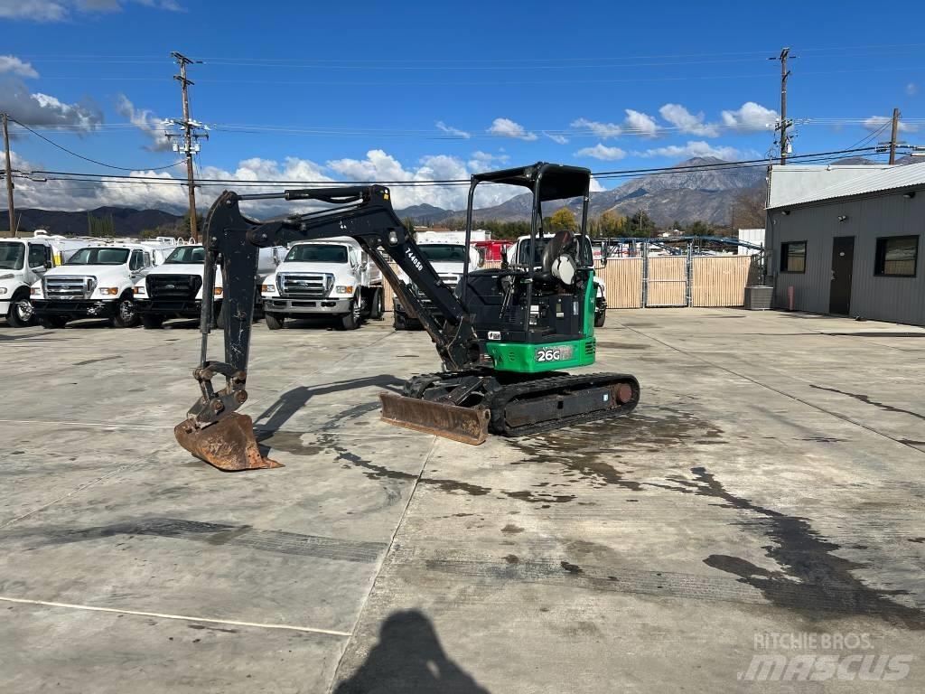 John Deere 26G Minigraafmachines < 7t