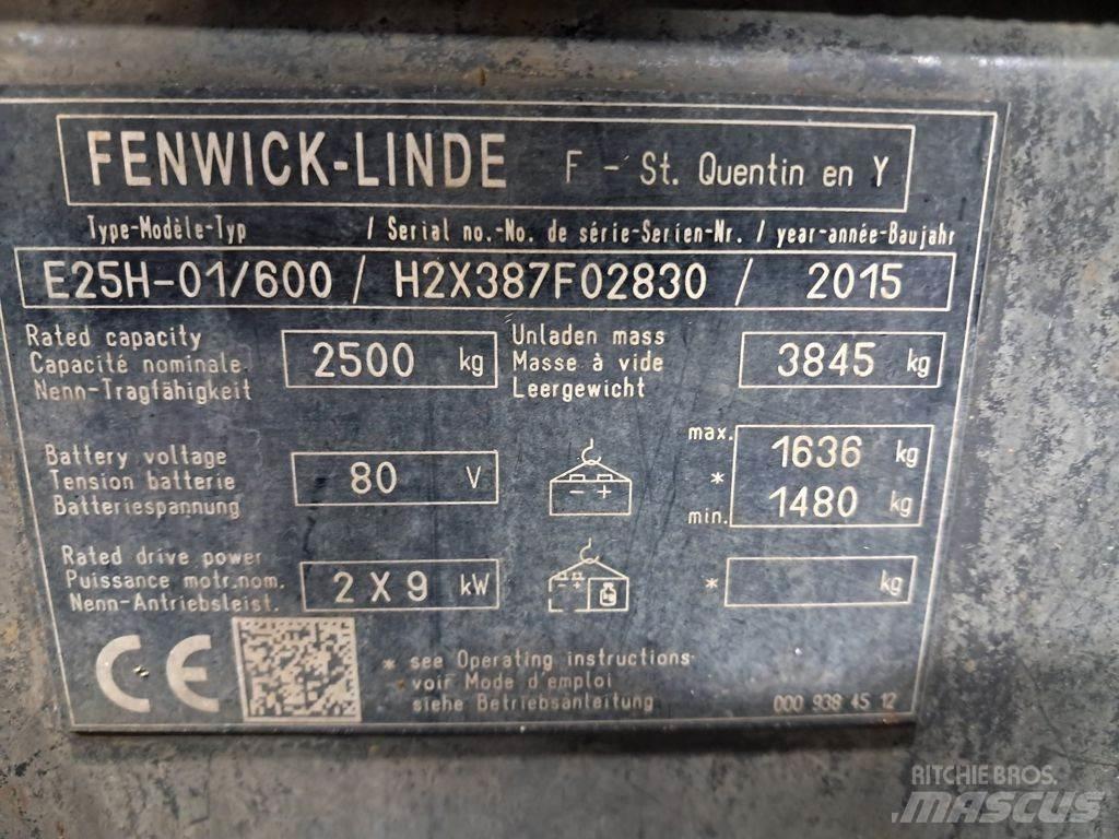Linde E25H-01/600 Elektrische heftrucks