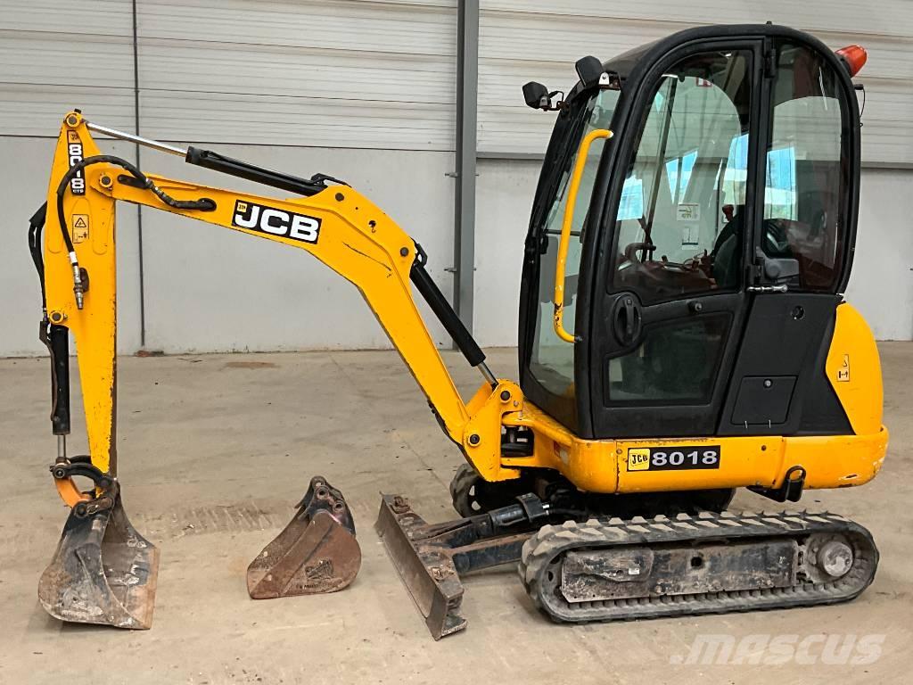 JCB 8018 Minigraafmachines < 7t