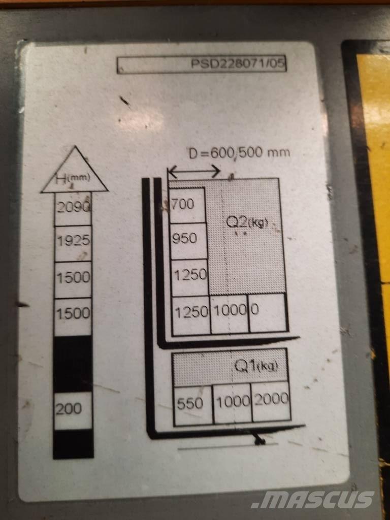 CAT PSD125/160 Stapelaar meeloop