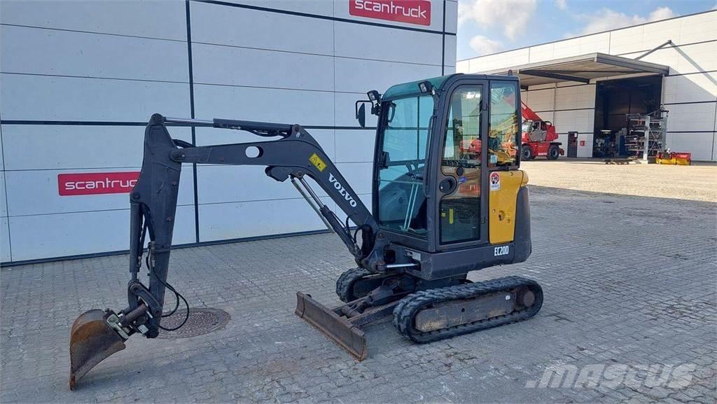 Volvo EC20D Wielgraafmachines