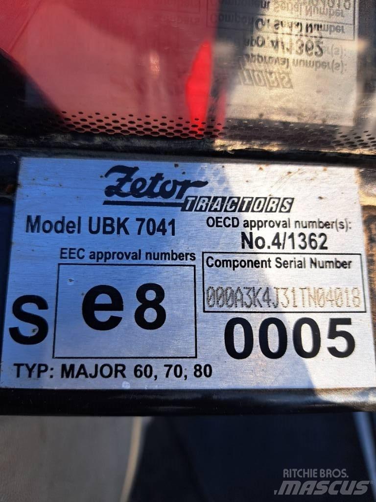 Zetor MAJOR 80 Tractoren