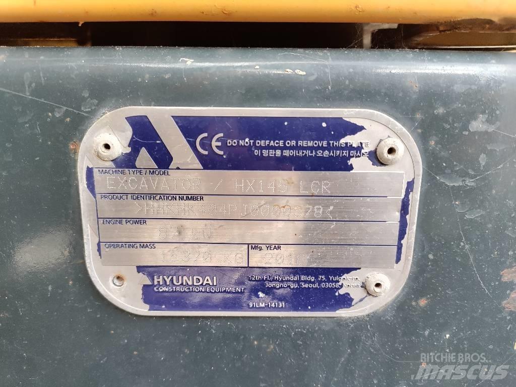 Hyundai HX 145 LCR Rupsgraafmachines