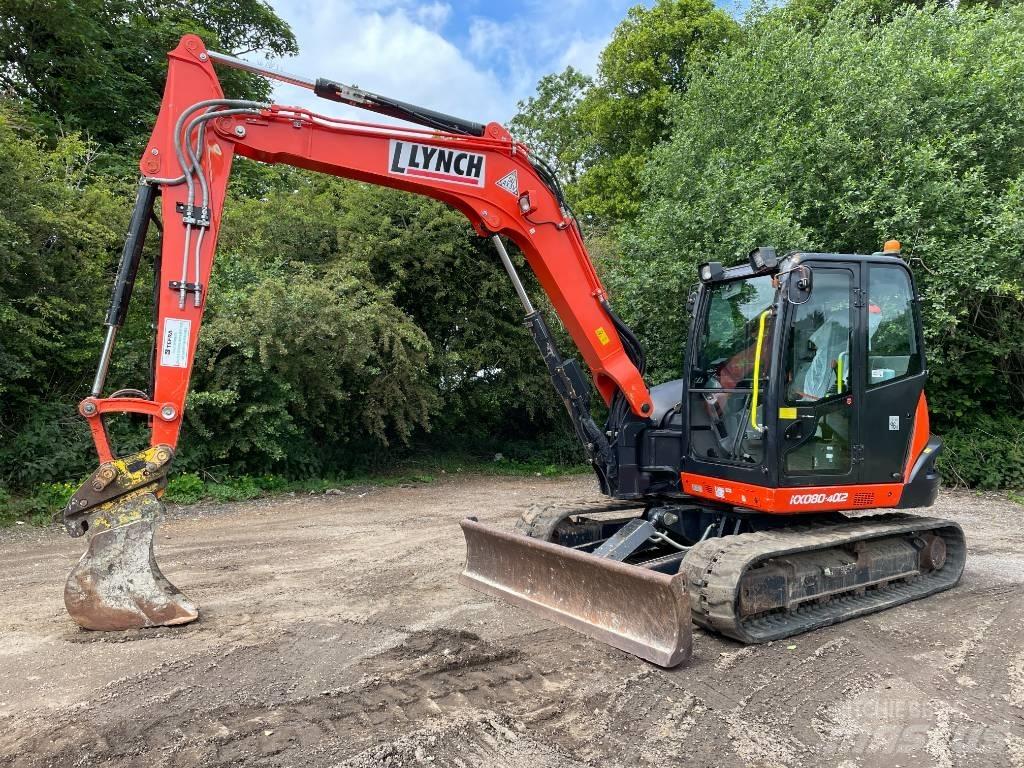 Kubota KX 080-4 Midigraafmachines 7t - 12t