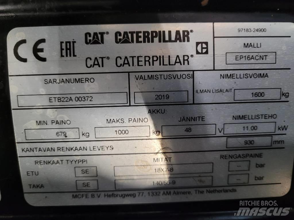 CAT EP16ACNT " OULU " Elektrische heftrucks