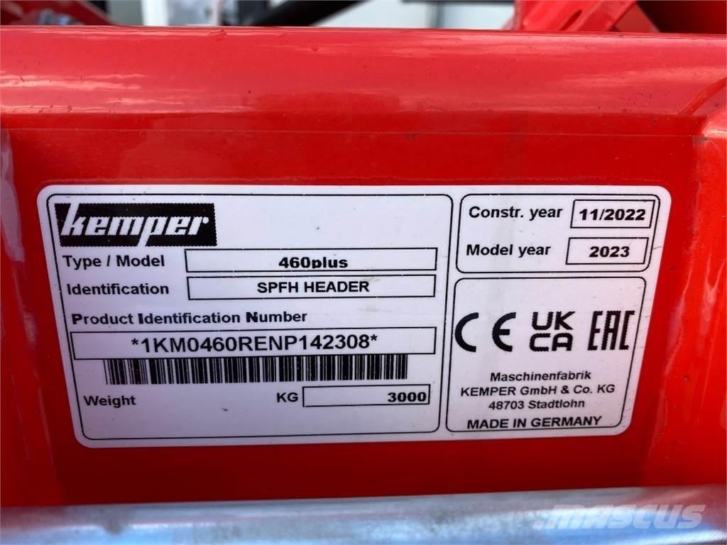 Kemper 460 plus Landbouw - overige