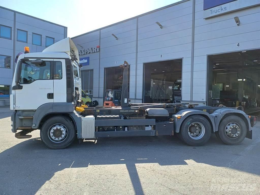 MAN TGS Containertrucks met kabelsysteem