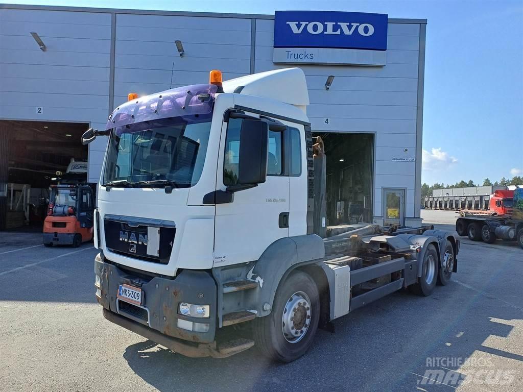 MAN TGS Containertrucks met kabelsysteem