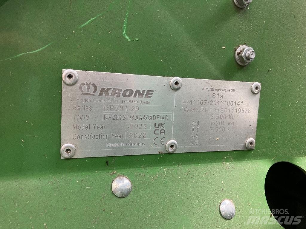 Krone Varipack v190 Ronde-balenpersen