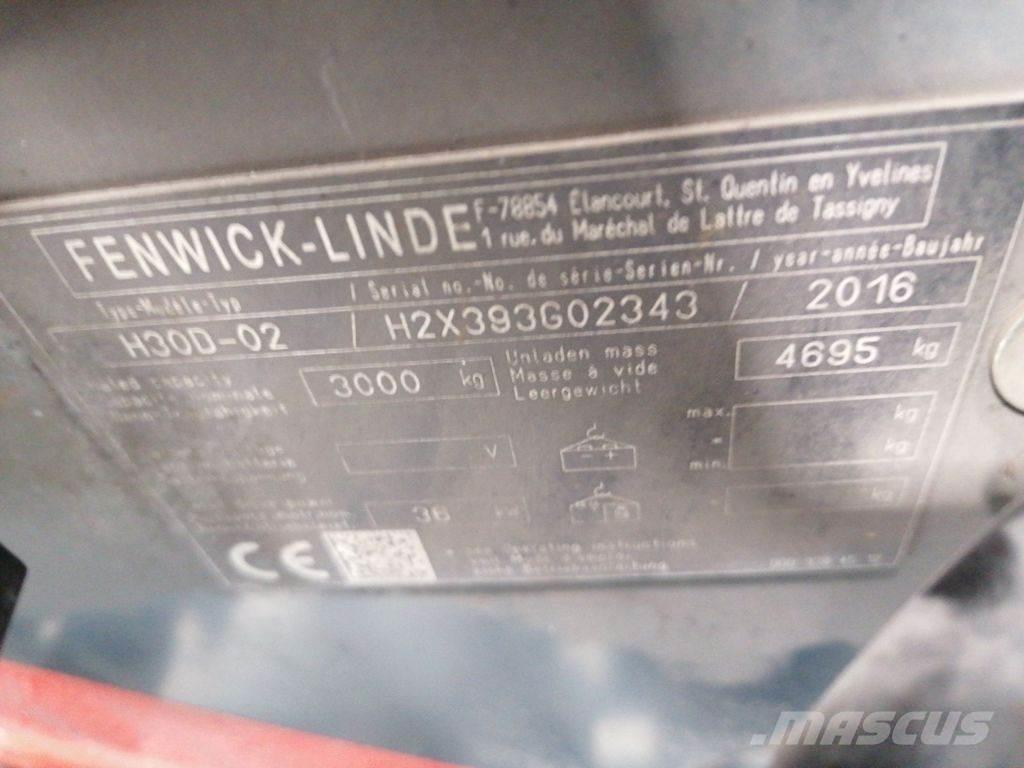 Linde H30D-02 Diesel heftrucks