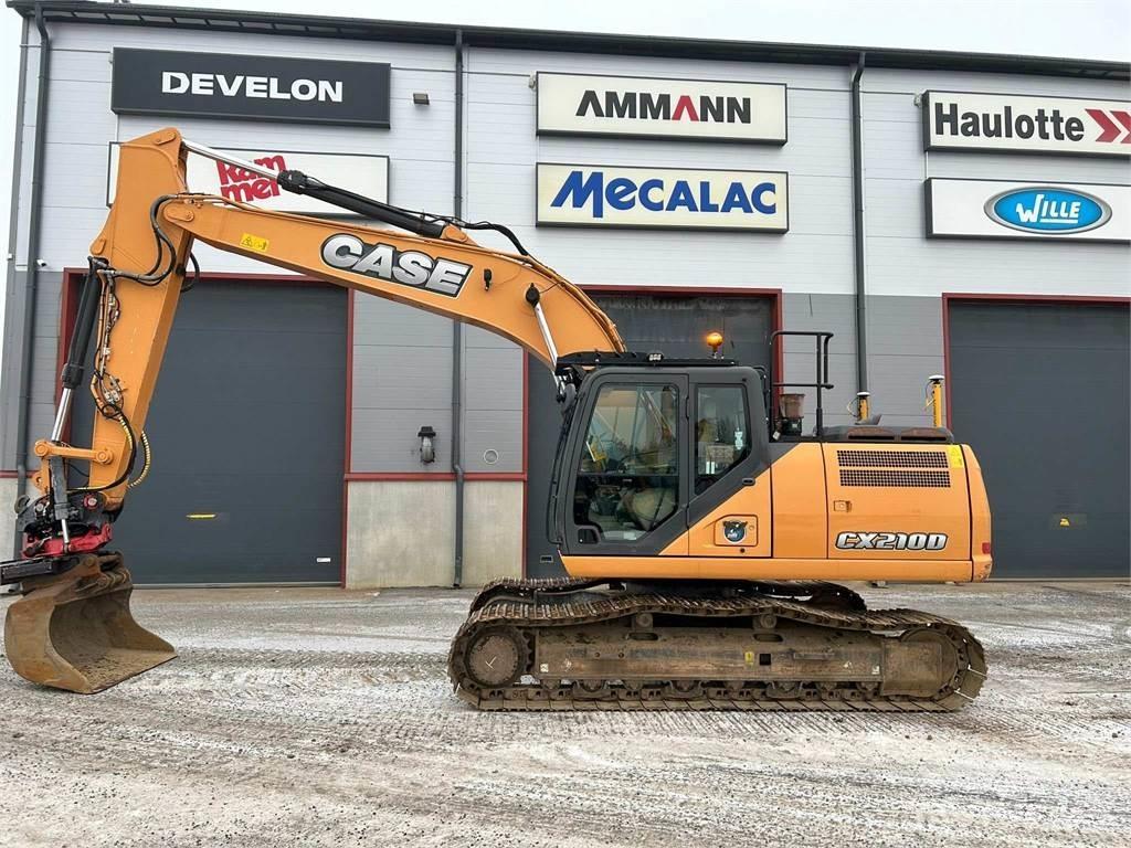 CASE CX210D Rupsgraafmachines