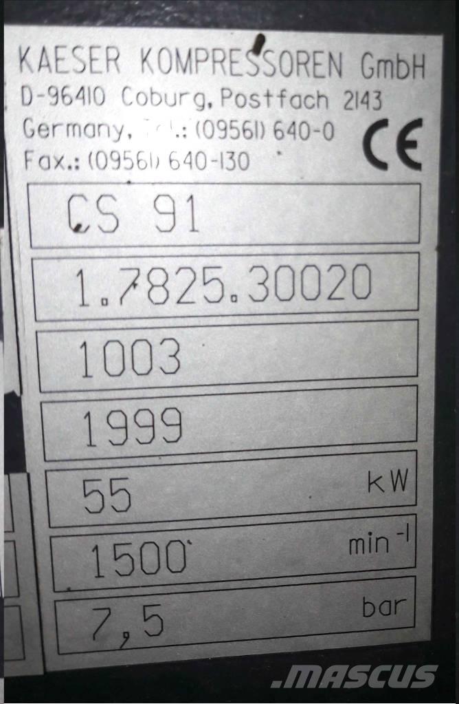 Kaeser CS91 Compressors