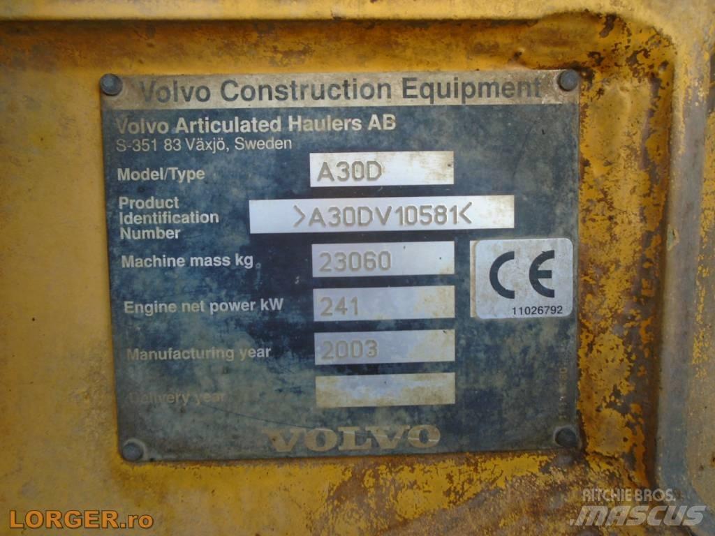 Volvo A 30 D Knik dumptrucks