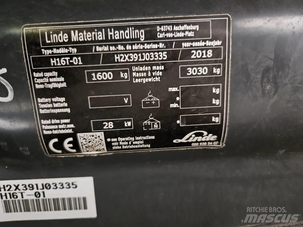Linde H16T LPG heftrucks