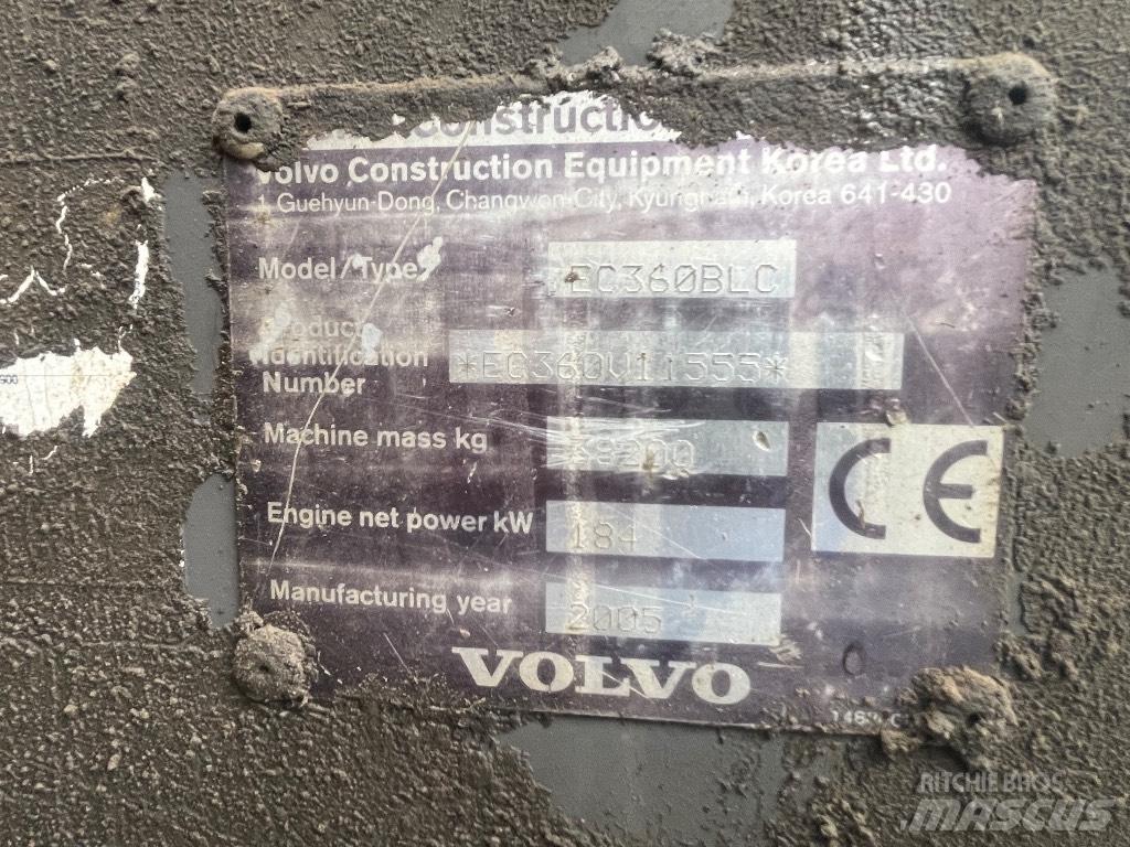 Volvo Ec360blc Rupsgraafmachines
