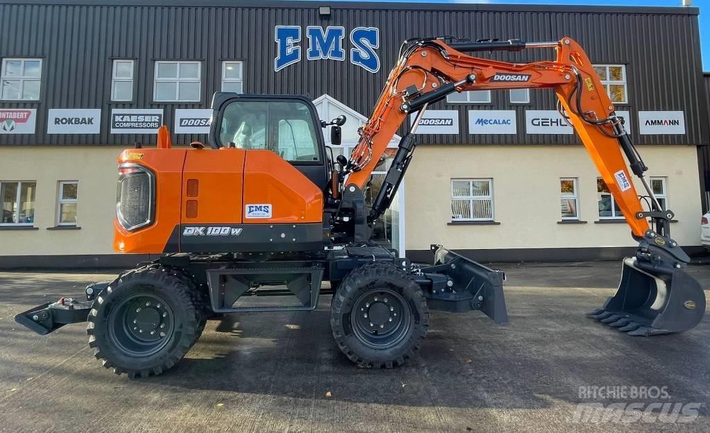 Doosan DX100W-7 Wielgraafmachines
