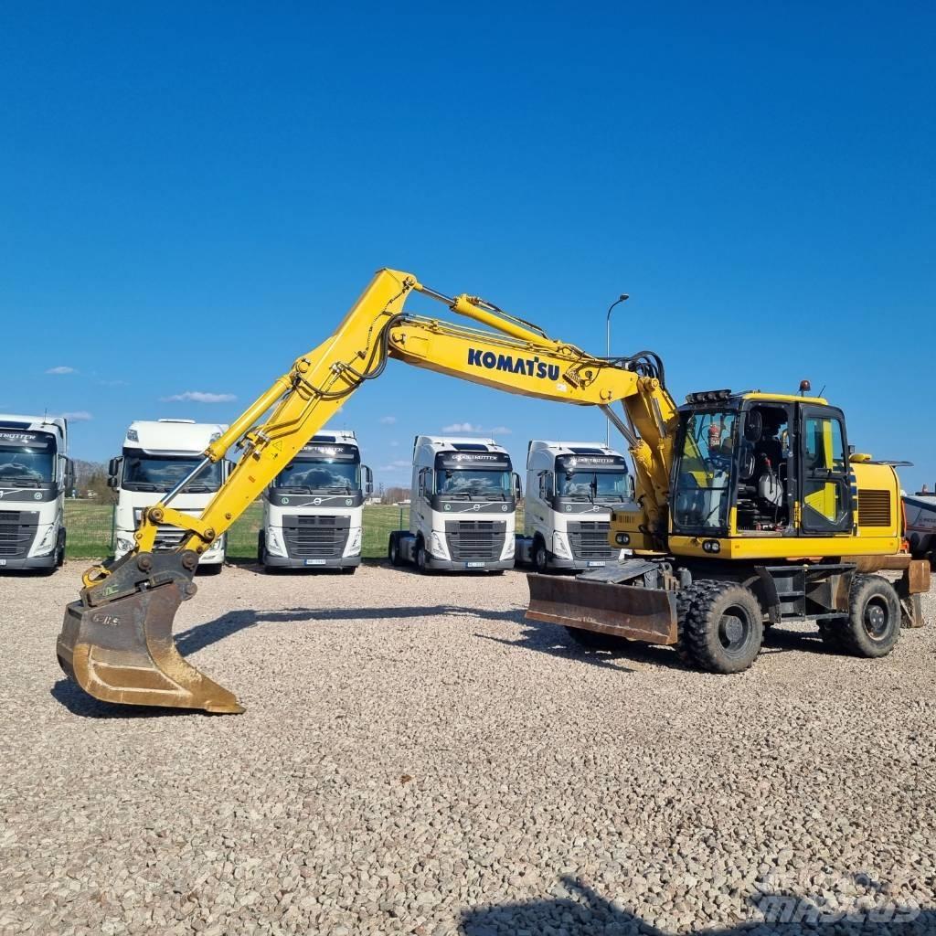 Komatsu PW160 - 11 Wielgraafmachines