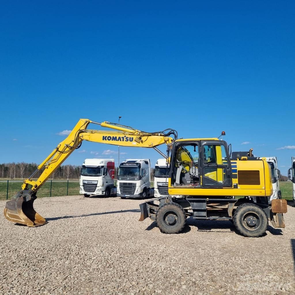 Komatsu PW160 - 11 Wielgraafmachines