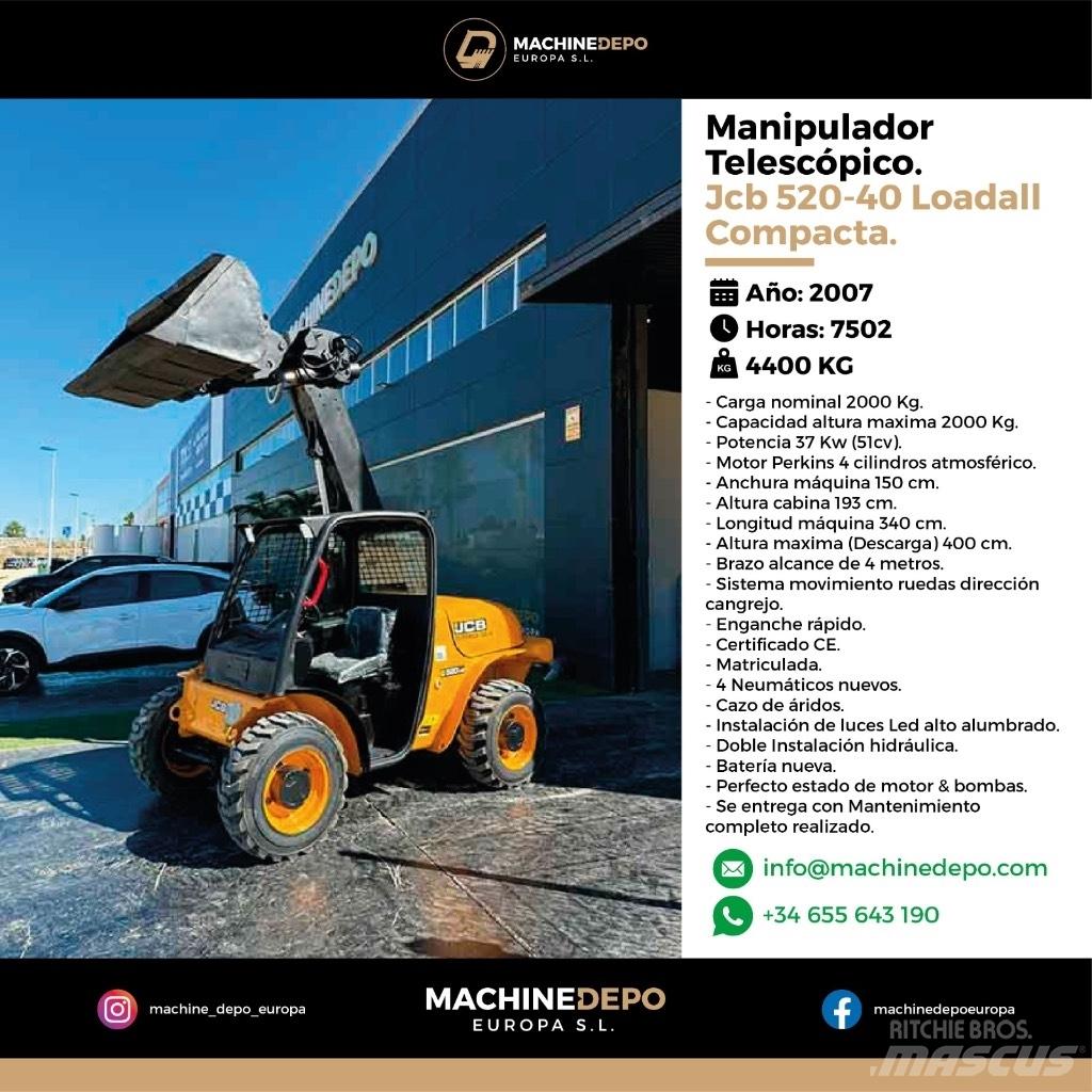 JCB 520-40 Verreikers voor landbouw