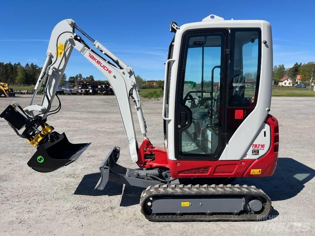 Takeuchi TB 216 A Minigraafmachines < 7t