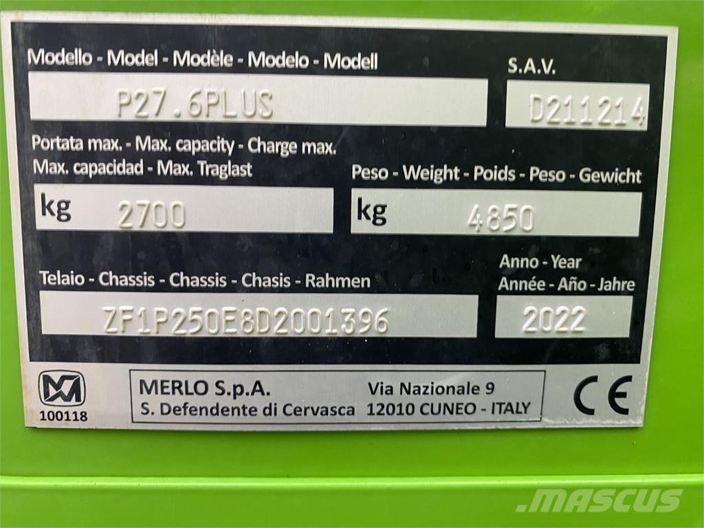 Merlo P27.6 PLUS Verreikers