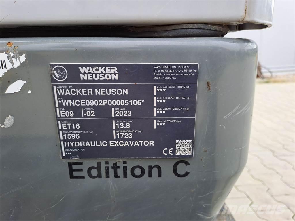Wacker Neuson ET16 Rupsgraafmachines