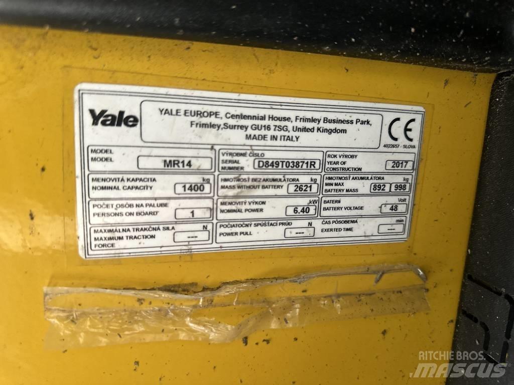 Yale mr14 Reachtruck voor hoog niveau