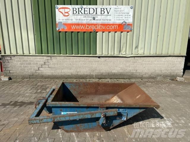  Kipbak 500 l Overige componenten