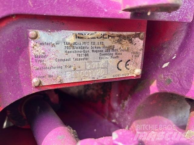 Takeuchi TB 210 Minigraafmachines < 7t