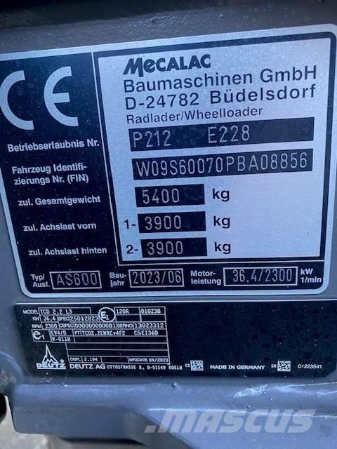 Mecalac AS600 Landbouw - overige
