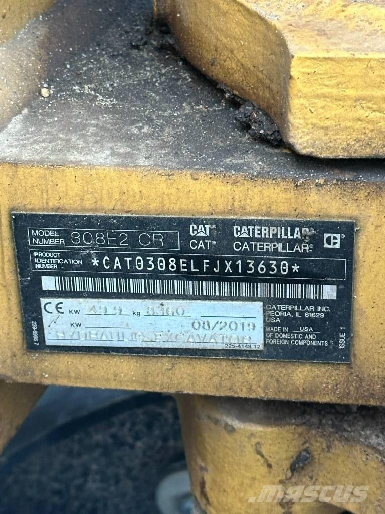 CAT 308 E 2 CR Midigraafmachines 7t - 12t