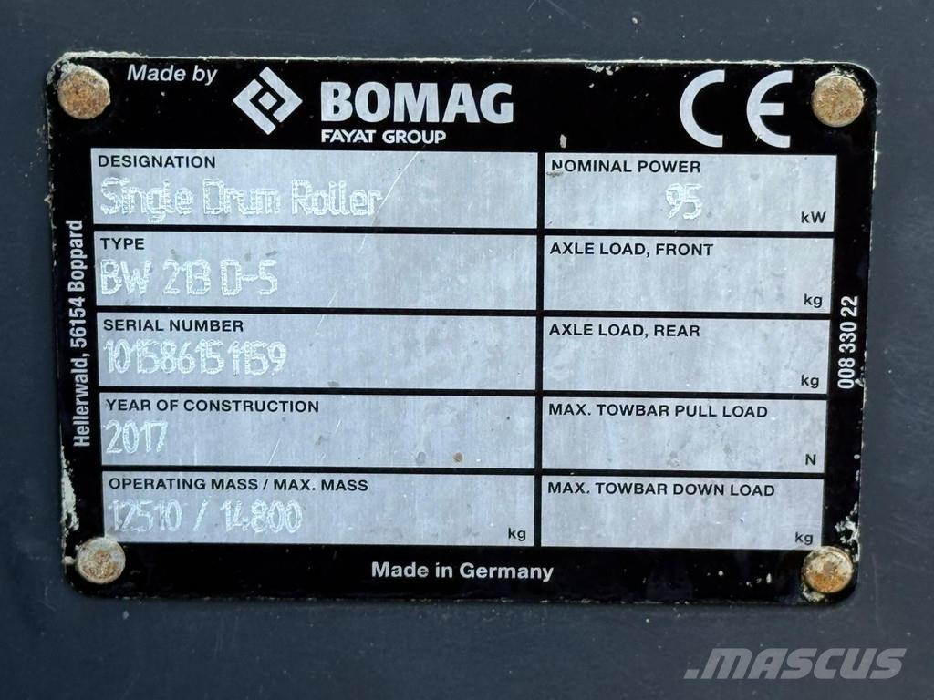 Bomag BW213D-5 Trilrolwalsen