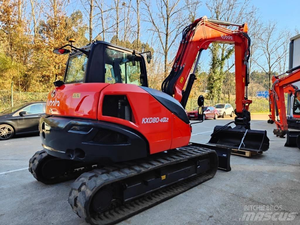 Kubota KX080-4a2 Midigraafmachines 7t - 12t