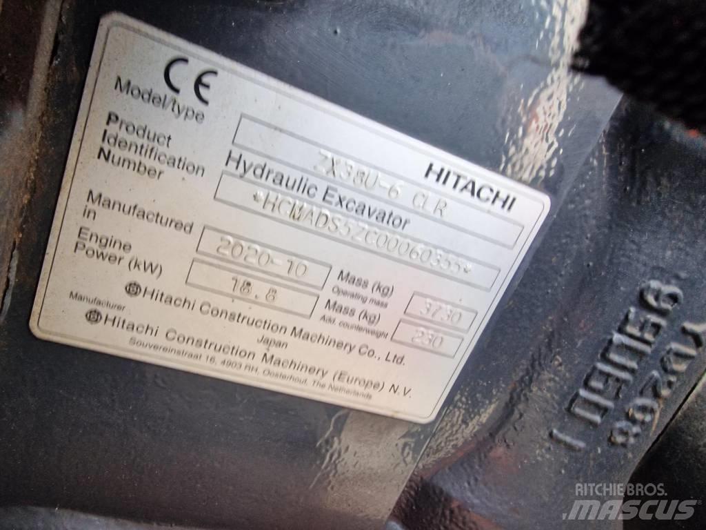 Hitachi ZX38U-6 Minigraafmachines < 7t