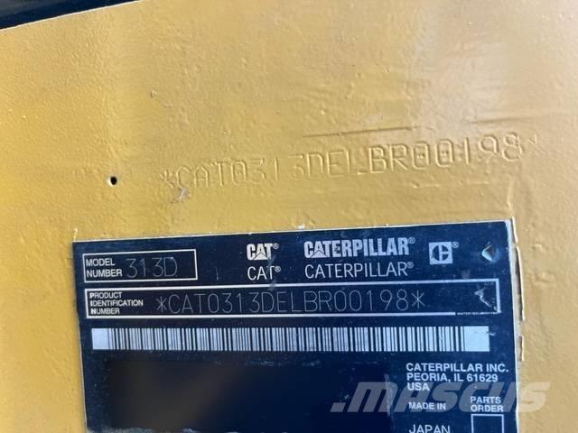 CAT 313 D Rupsgraafmachines