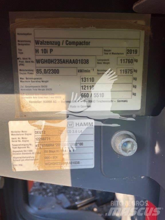 Hamm H10iP Trilrolwalsen