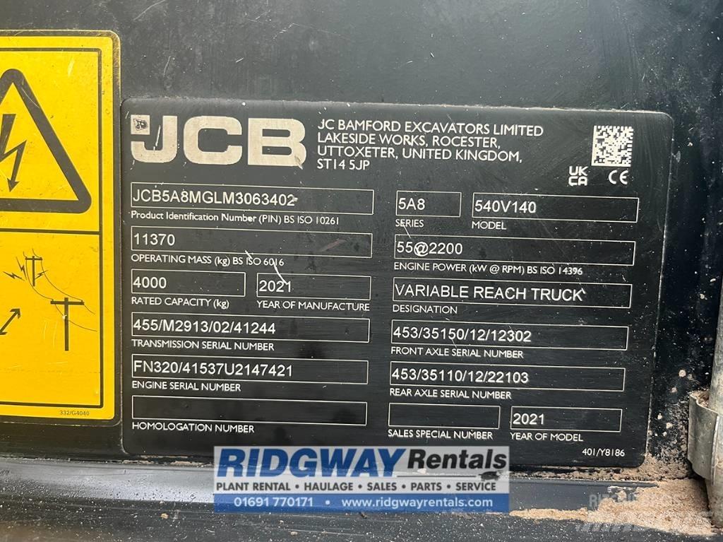 JCB 540-140 Verreikers