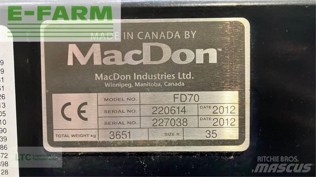 fd70 Accessoires voor maaidorsmachines