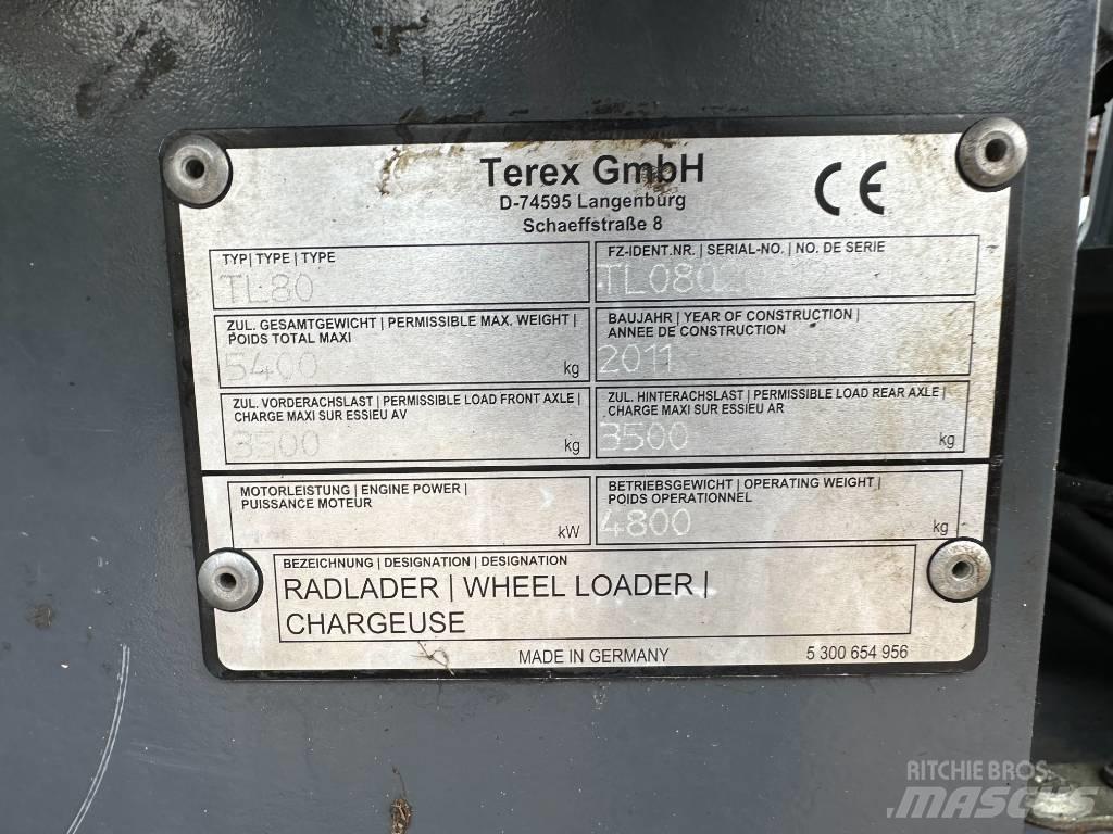 Terex TL 80 Wielladers