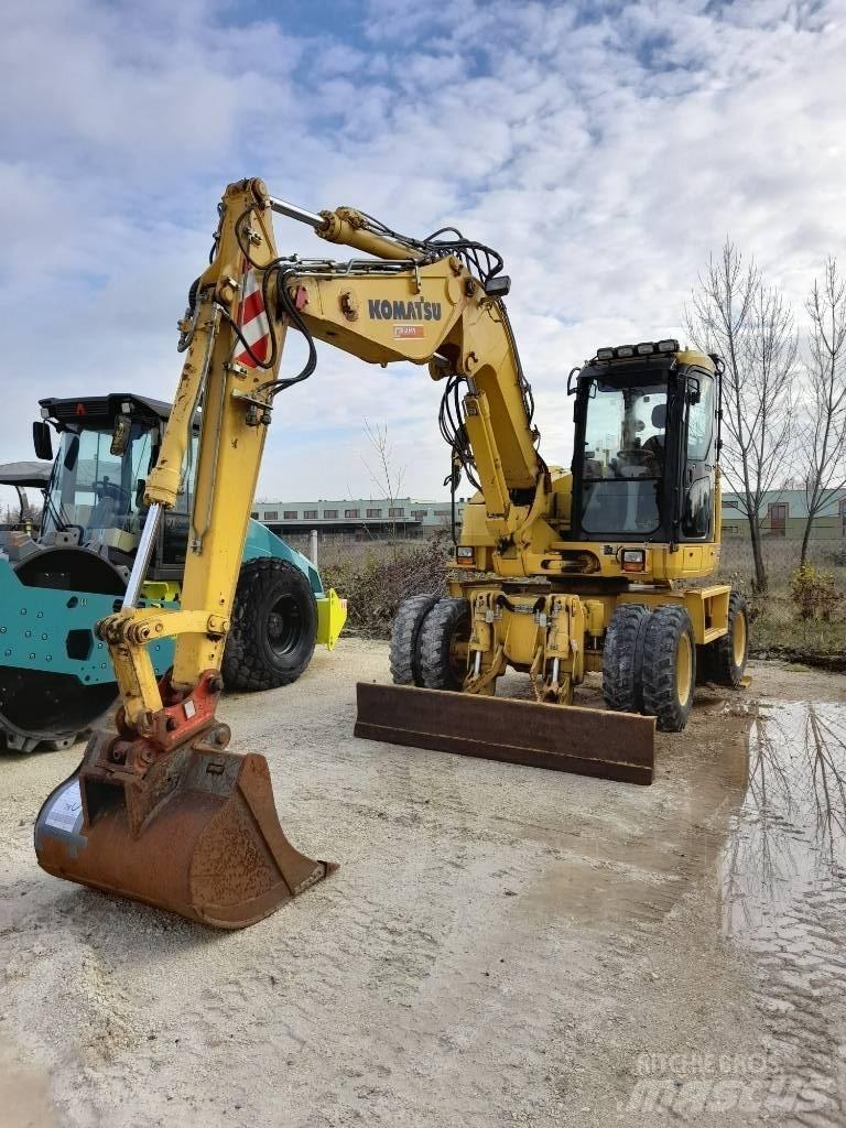 Komatsu PW118MR-8 Wielgraafmachines