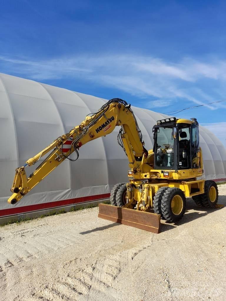 Komatsu PW118MR-8 Wielgraafmachines