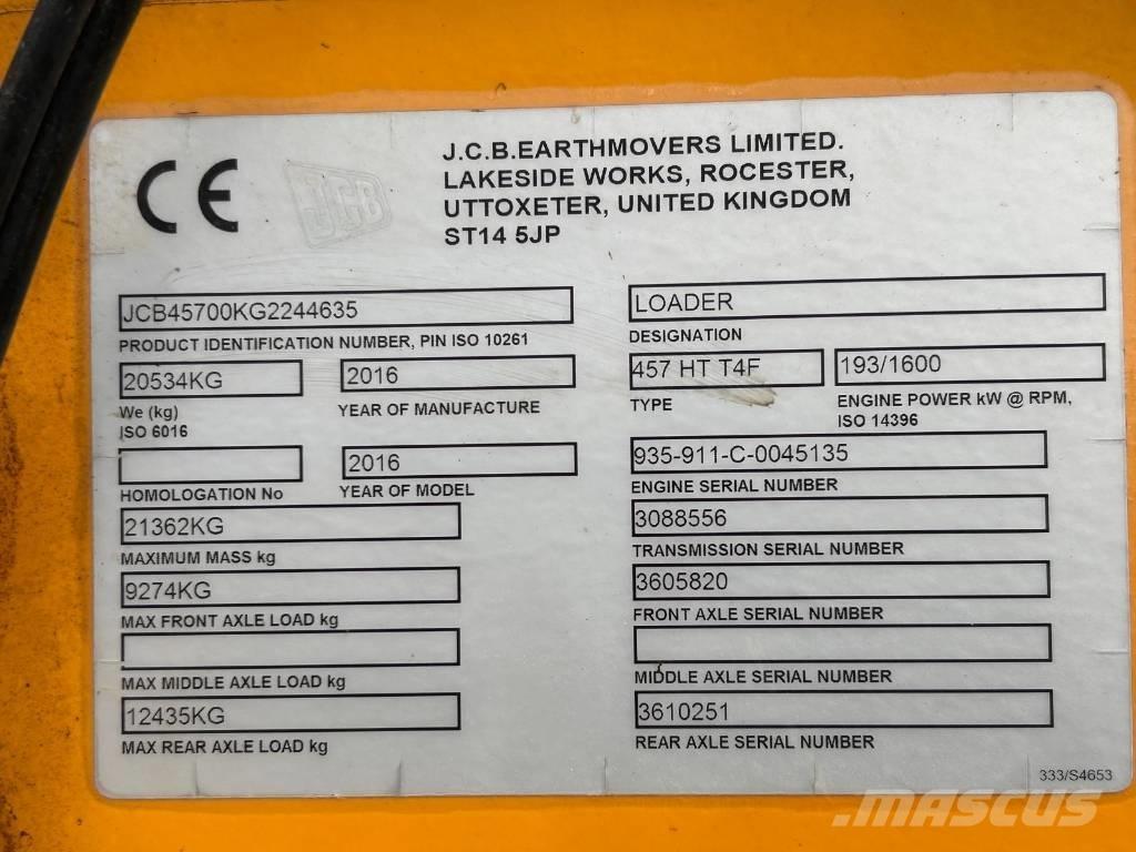 JCB 457 HT Wielladers