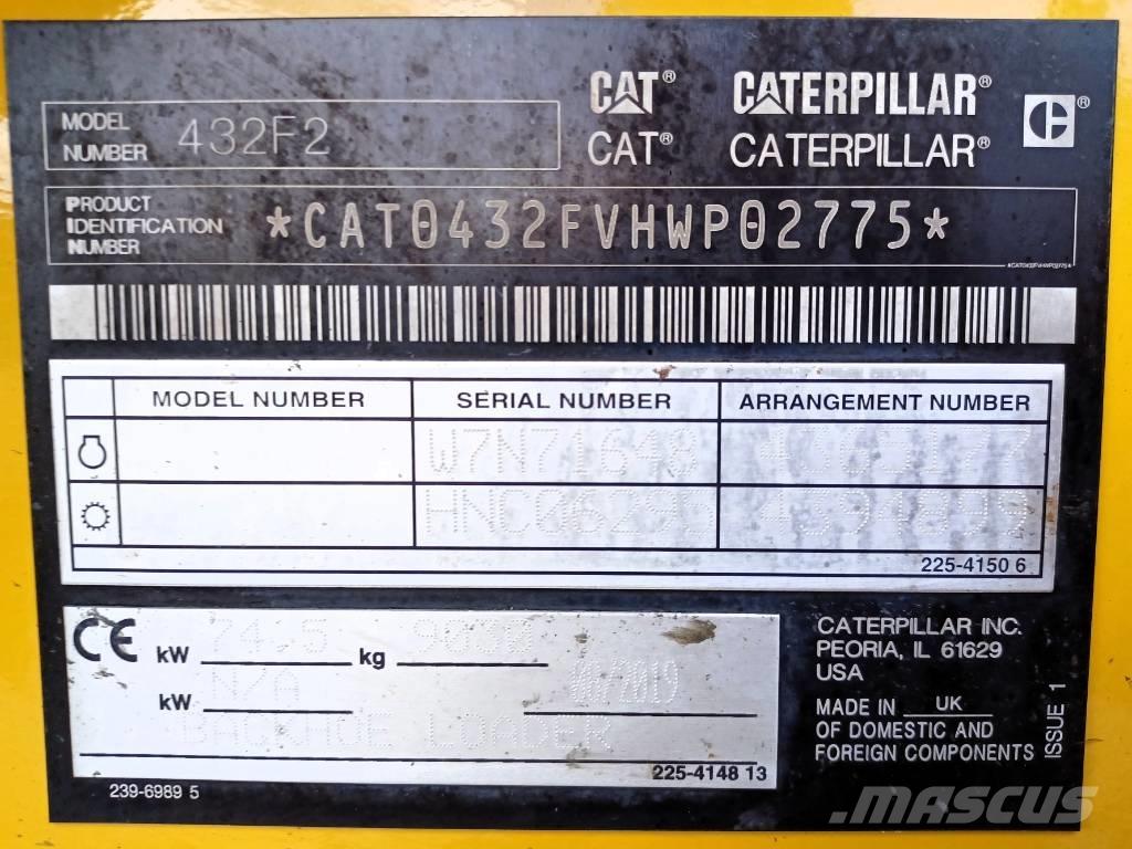 CAT 432 F Graaf-laadcombinaties