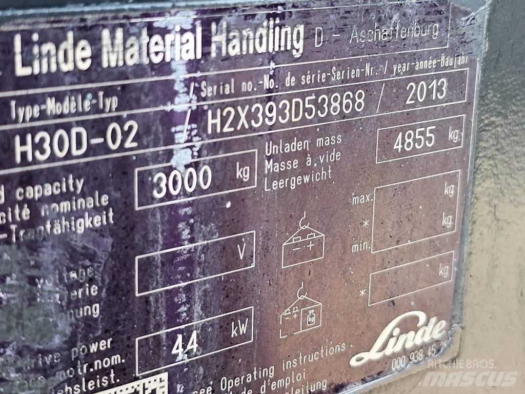 Linde H30D-02 Diesel heftrucks