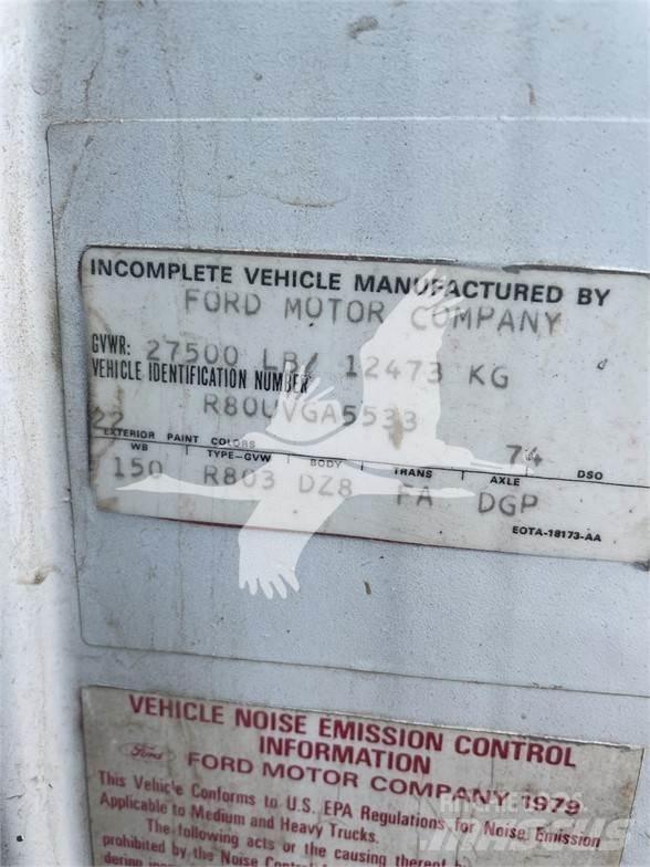 Ford 8000 Water tankwagens