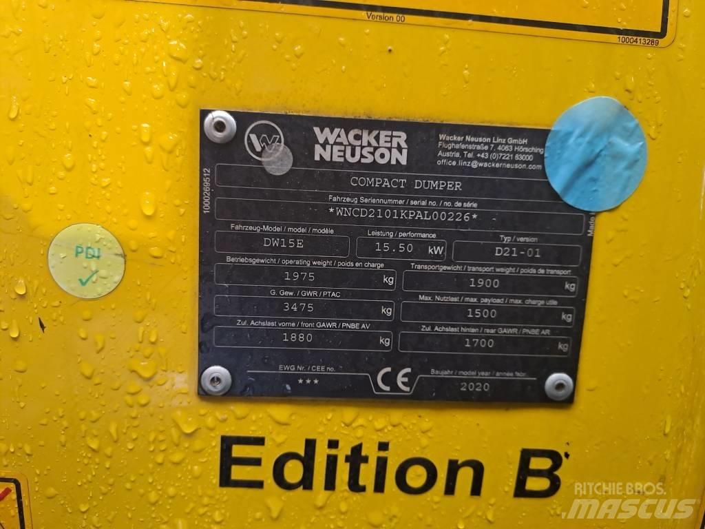 Wacker Neuson DW15e Mini Dumpers