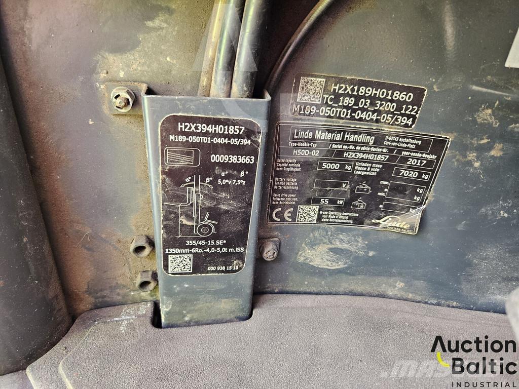 Linde H50D-02 Diesel heftrucks
