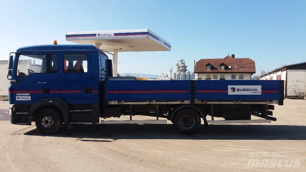 MAN TGL8.180 Platte bakwagens